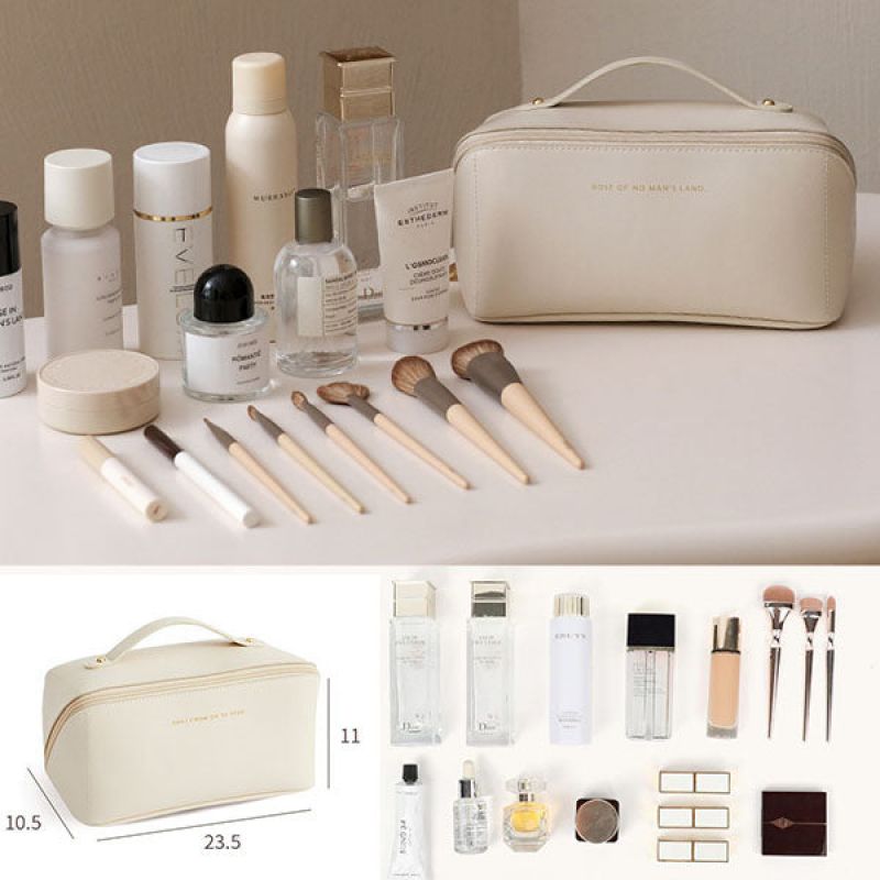 GlamVault Premium Cosmetic Organizer Bag