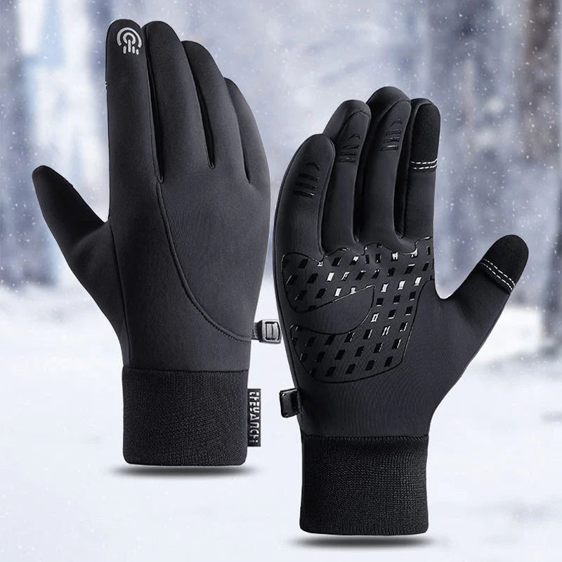 Thermal winter gloves from Aussietactix with frost-proof, water-repellent design and excellent grip.