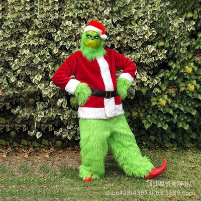 Grinch Christmas Holloween Costume Set