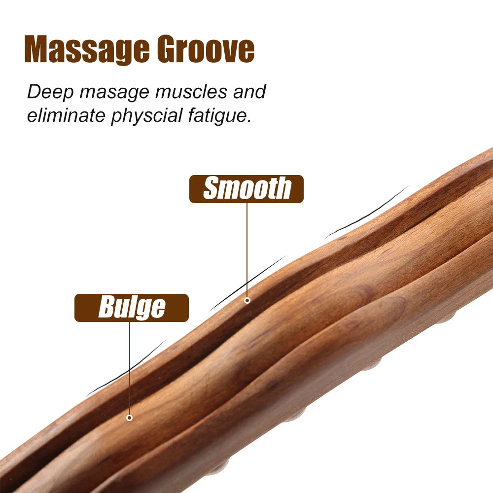 Wooden Manual Body Massager