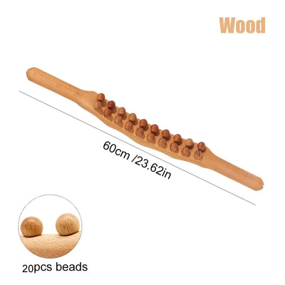 Wooden Manual Body Massager