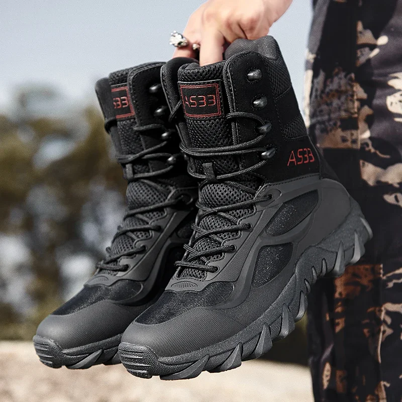 Durable, waterproof tactical boots for hiking, climbing and outdoor work.