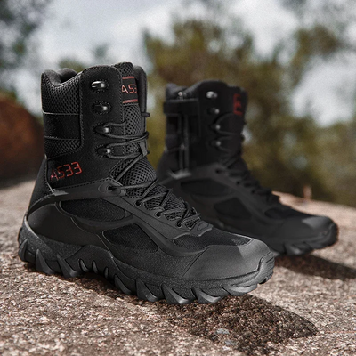 Durable, waterproof tactical boots for hiking, climbing and outdoor work.