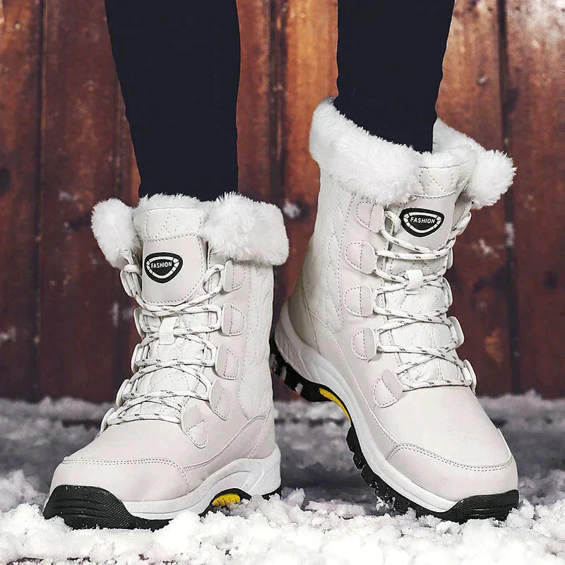 Stylish Aussietactix winter boots with warm lining and strong grip for slippery conditions.