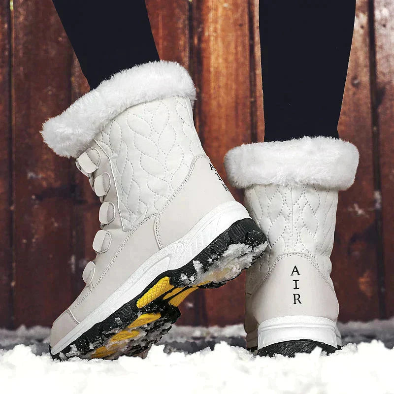 Stylish Aussietactix winter boots with warm lining and strong grip for slippery conditions.