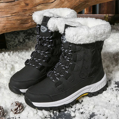 Stylish Aussietactix winter boots with warm lining and strong grip for slippery conditions.