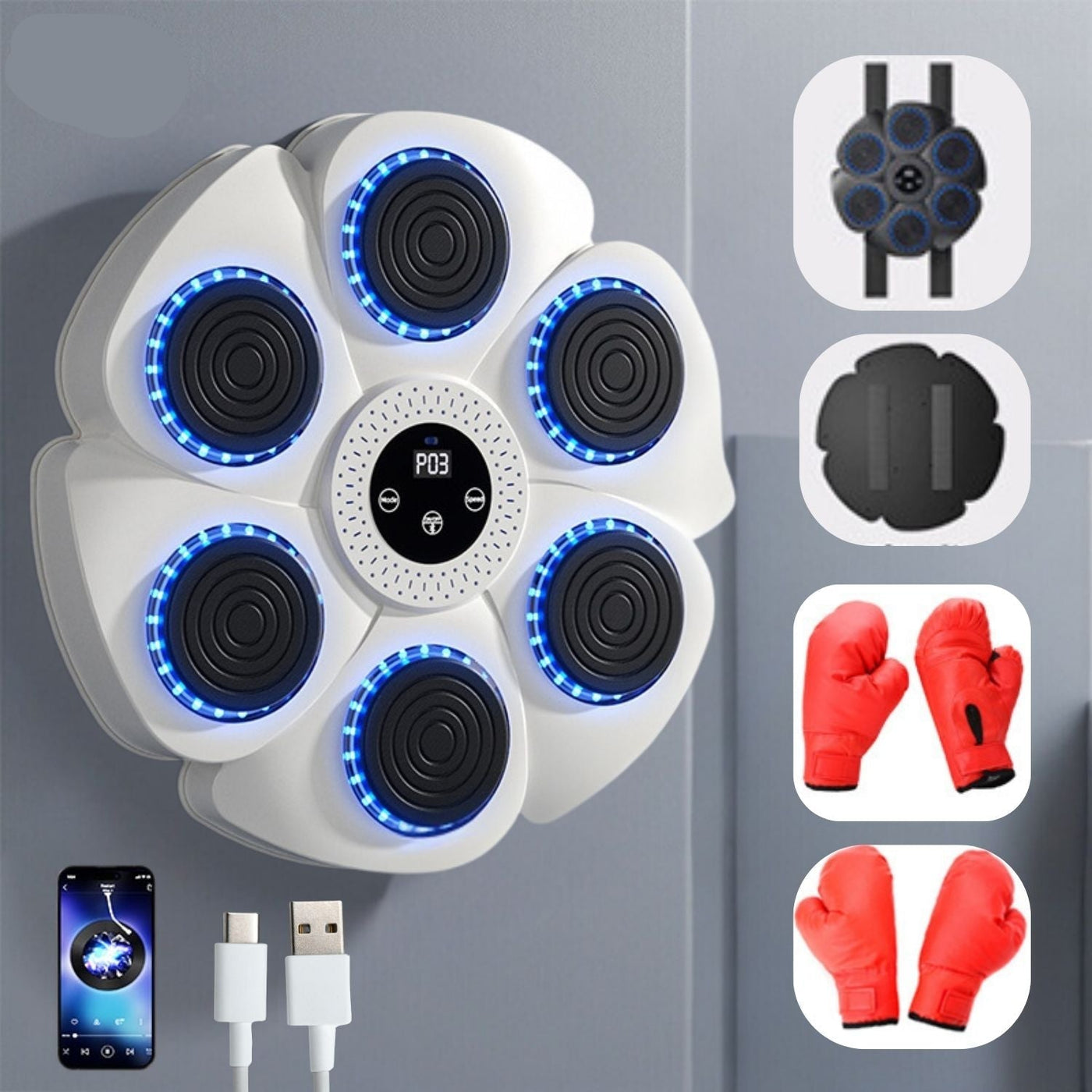 Wall-Mounted Music Boxing Machine
