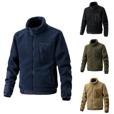 Aussietactix Men's Tactical Fleece Jacket - Warm, water-repellent and hard-wearing. Perfect for winter outdoor activities.