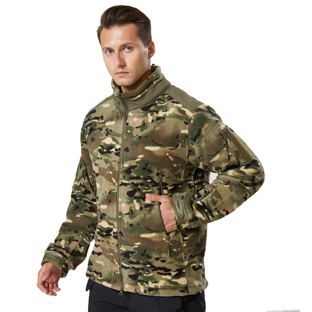 Aussietactix - Men's winter fleece jacket for outdoor activities