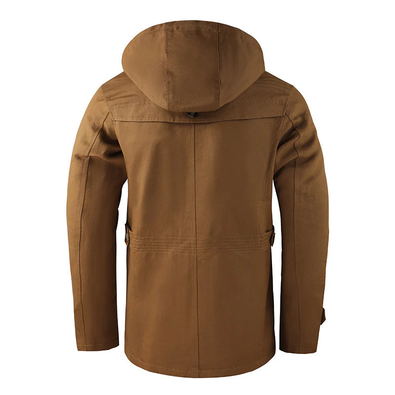 Aussietactix men's insulated jacket for cold weather, water and wind repellent.