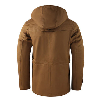 Aussietactix men's insulated jacket for cold weather, water and wind repellent.