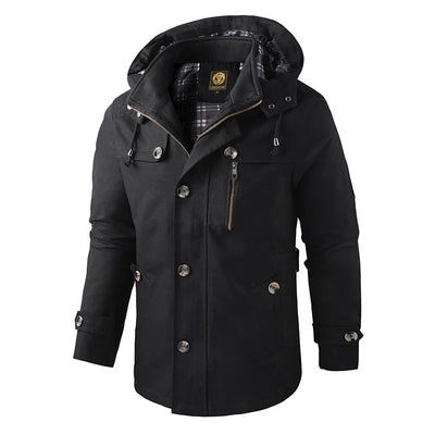 Aussietactix men's insulated jacket for cold weather, water and wind repellent.