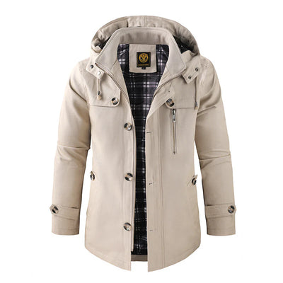 Aussietactix men's insulated jacket for cold weather, water and wind repellent.