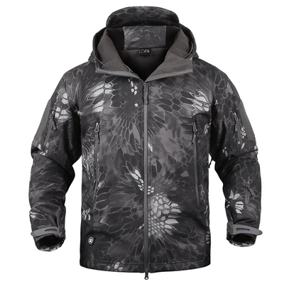 Aussietactix Waterproof Winter Jacket in Camouflage - Durable, windproof and ideal for hunting and outdoor activities.