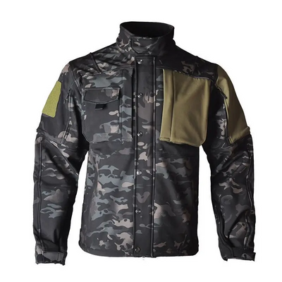 Aussietactix Men's Tactical Soft Shell Jacket - Water-repellent hunting jacket for winter outdoor activities.