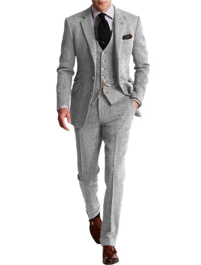 Classic Three-piece Tuxedo Men's Suit