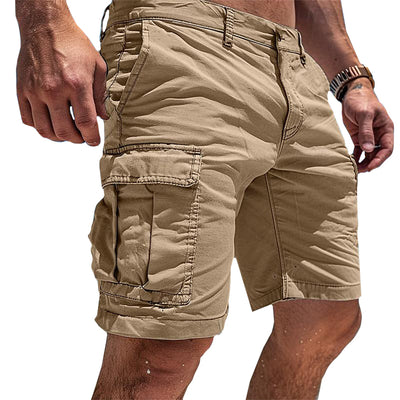 Lightweight Cargo Shorts with Multiple Pockets