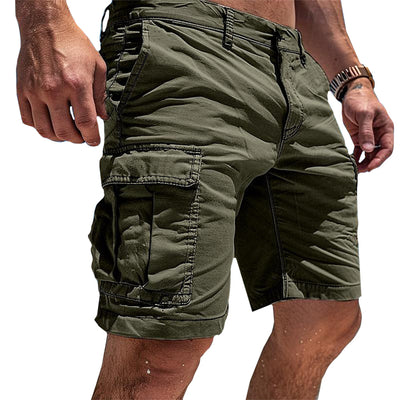 Lightweight Cargo Shorts with Multiple Pockets