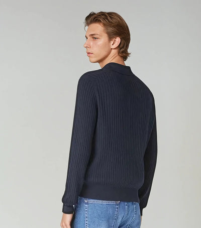 Cotton Long Sleeve Polo