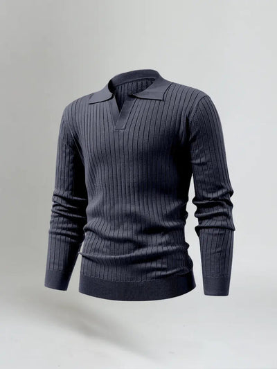 Cotton Long Sleeve Polo
