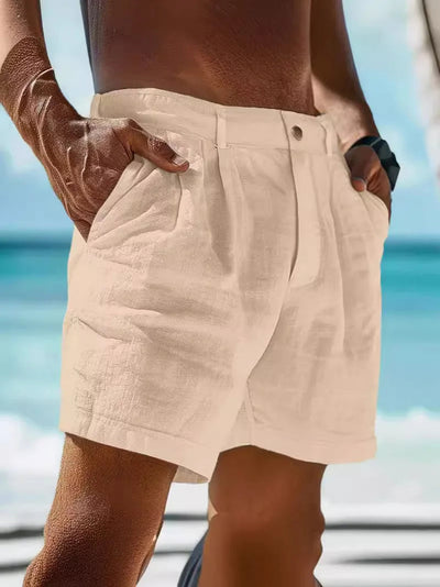 Stylish Breathable Linen Shorts
