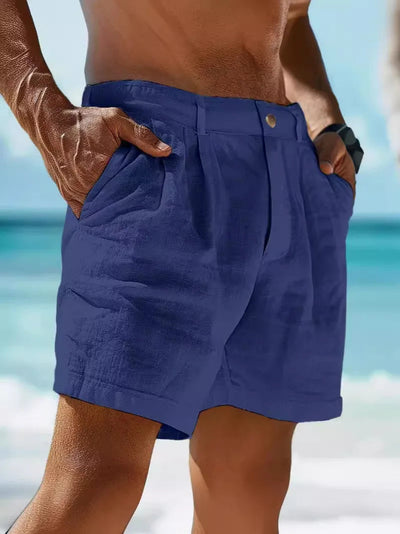 Stylish Breathable Linen Shorts