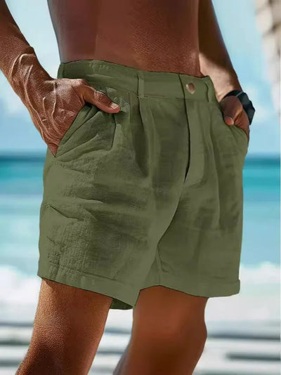 Stylish Breathable Linen Shorts