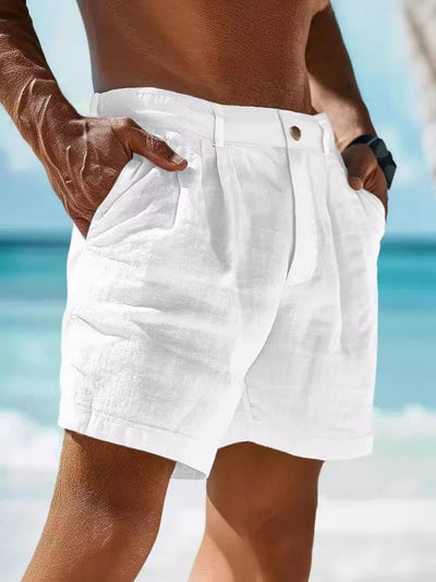 Stylish Breathable Linen Shorts