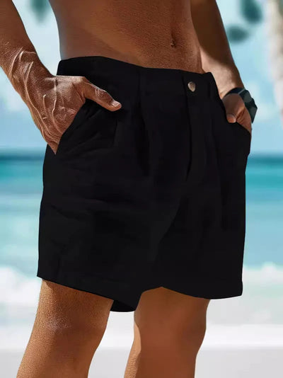 Stylish Breathable Linen Shorts