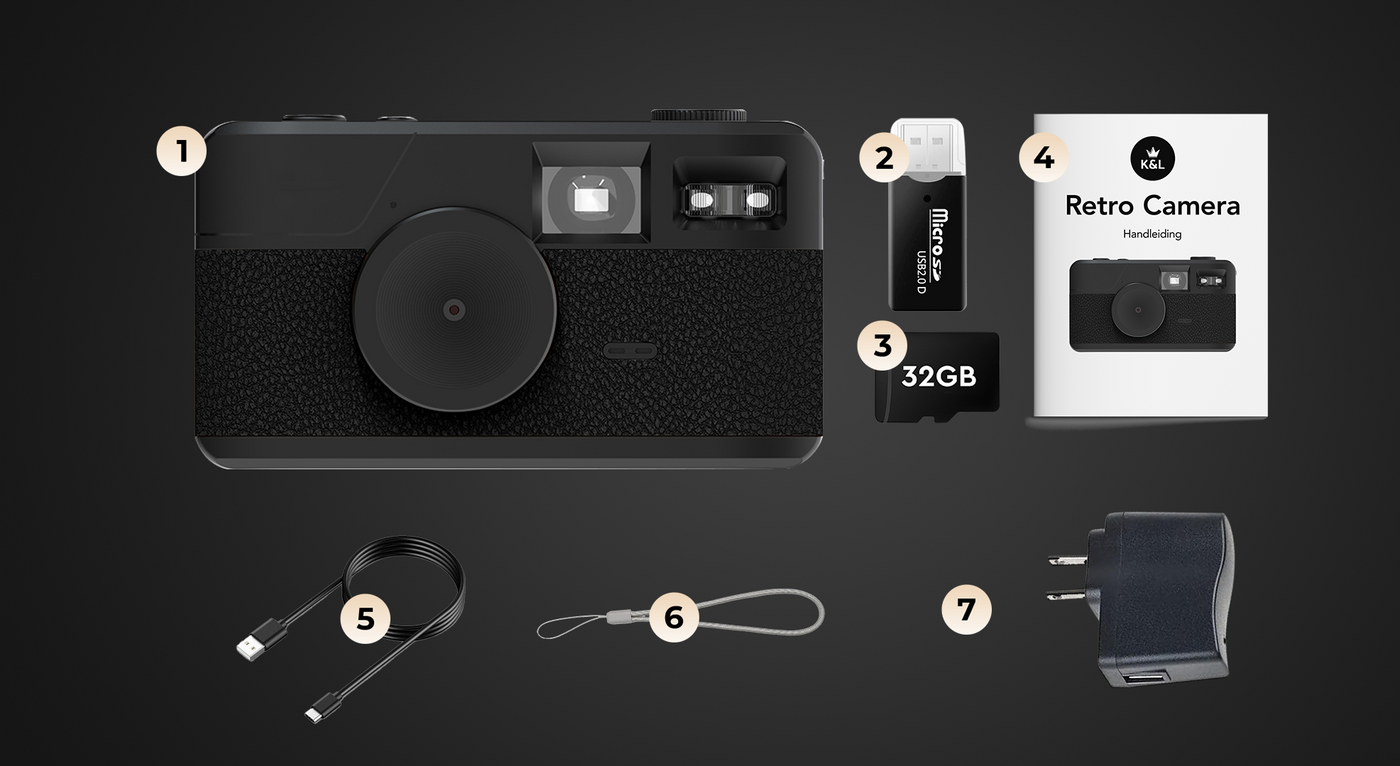 32GB Retro Digital Camera