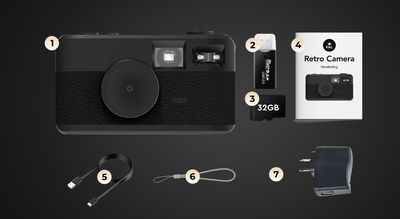 32GB Retro Digital Camera