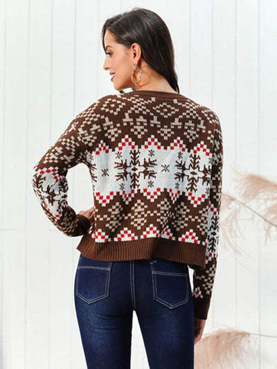 Winter Snowflake Women's Christmas Jumper