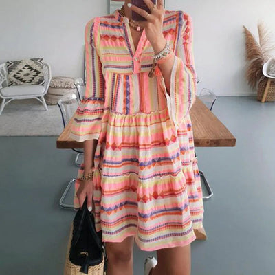 Elegant and casual summer dress