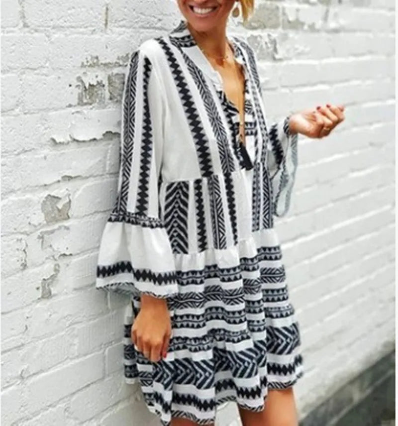 Elegant and casual summer dress