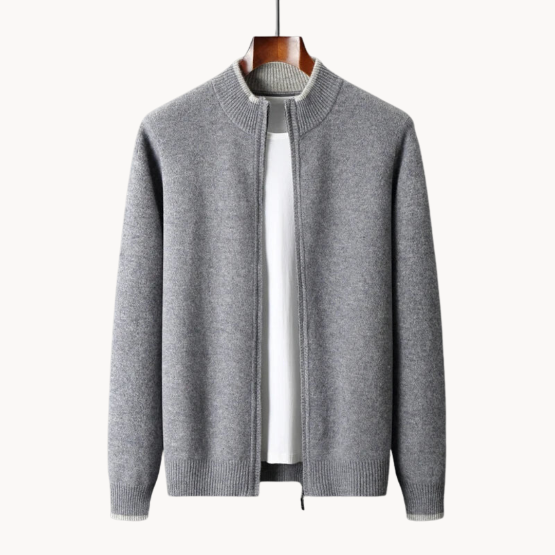Kingston Wool Full Zip Sweater