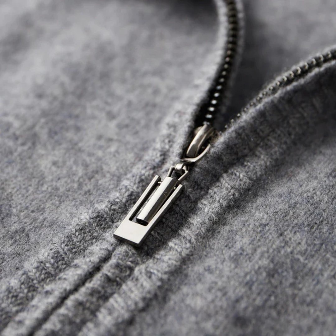 Kingston Wool Full Zip Sweater