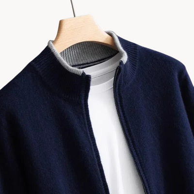 Kingston Wool Full Zip Sweater