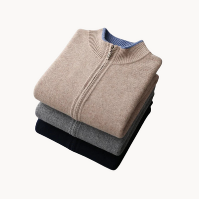 Kingston Wool Full Zip Sweater