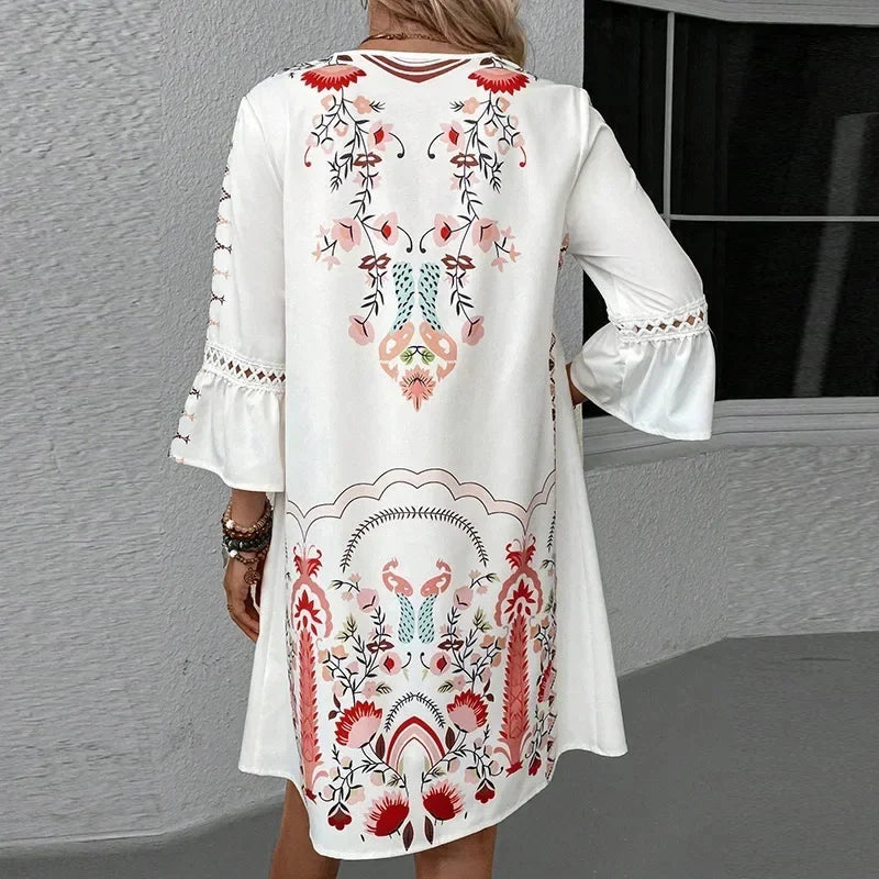 Comfortable boho summer dress