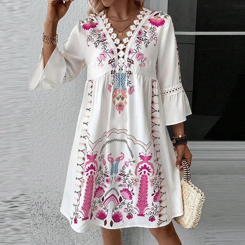 Comfortable boho summer dress