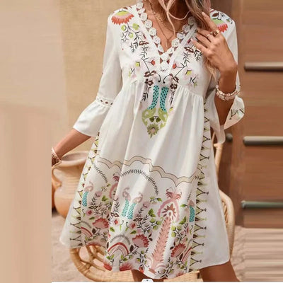 Comfortable boho summer dress