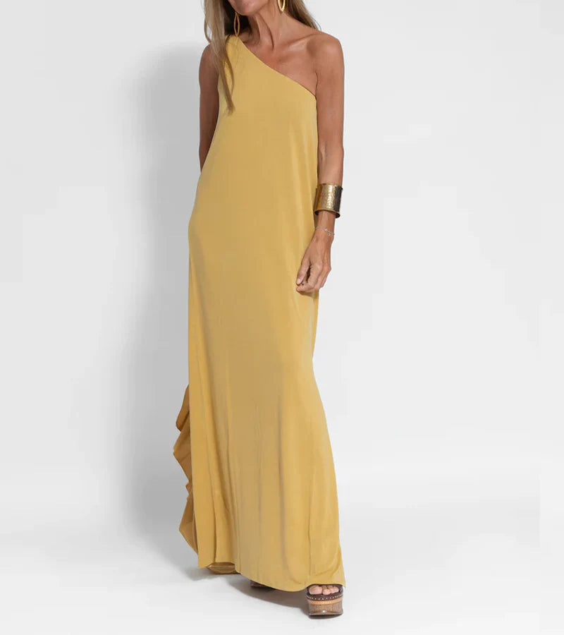 One-Shoulder Summer Dress Women