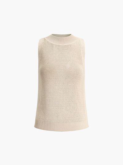 Hollow Knit Women's Tank Top