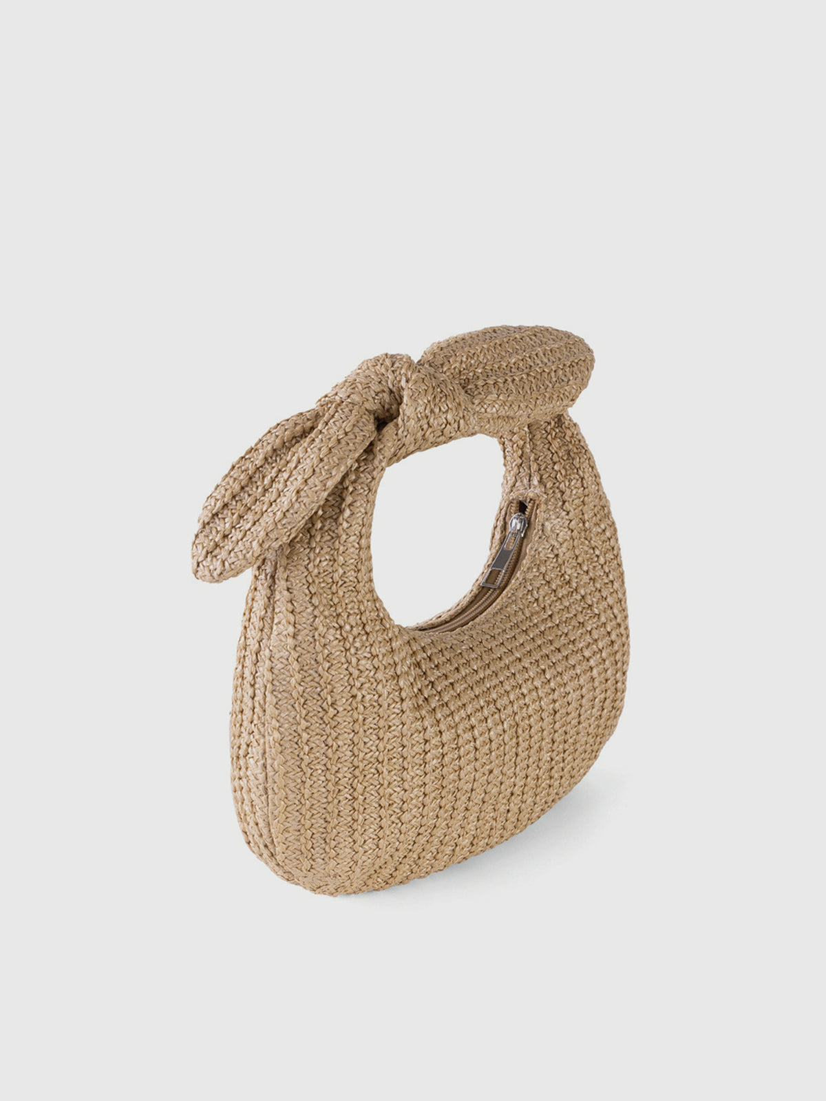 Straw Bow Women's Handbag
