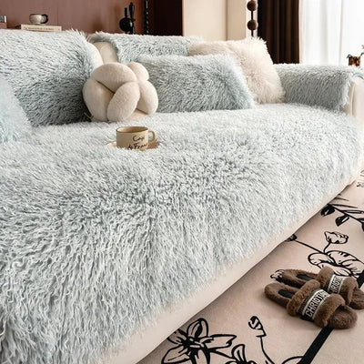 Non-Slip Plush Sofa Cover