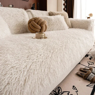 Non-Slip Plush Sofa Cover