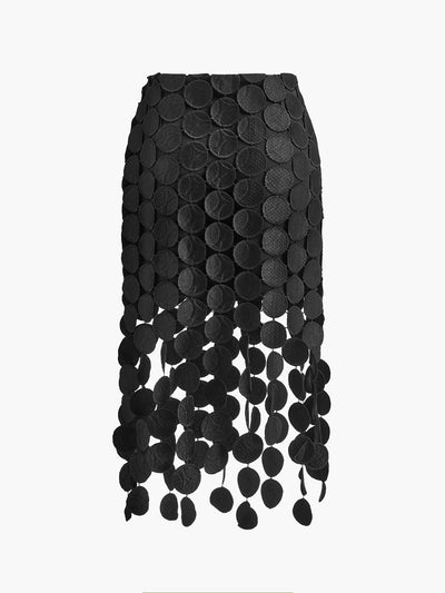 Laser Cut Women's Maxi Skirt