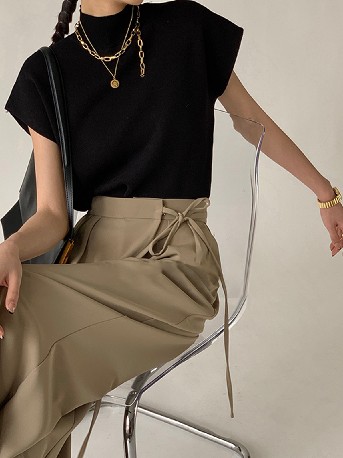 Short Sleeve Knit Women's Jumper