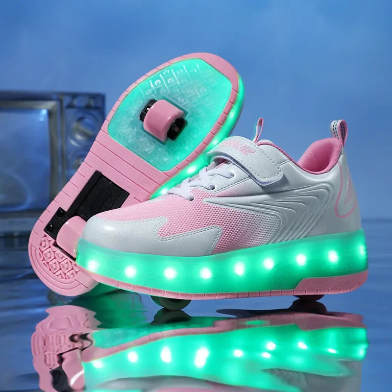 LED Roller Skate Kids Shoes