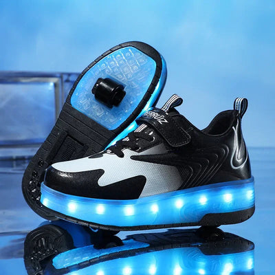 LED Roller Skate Kids Shoes